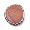 Synthetic Coral Pendants CORA-S023-31-3