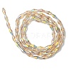 Transparent Electroplate Glass Beads X1-GLAA-K064-05A-AB04-2