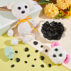   6 Style Plastic Doll Dog Nose Cabochons DOLL-PH0001-30-4