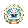 Evil Eye Alloy Enamel Brooch JEWB-K018-37D-EB-1