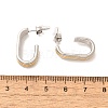 304 Stainless Steel Two Tone Stud Earrings EJEW-F355-05GP-04-3