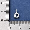 925 Sterling Silver with Cubic Zirconia Charms STER-Q004-01G-S-3