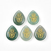 Natural Green Aventurine Pendants G-N345-05C-1