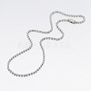 Tarnish Resistant 304 Stainless Steel Ball Chain Necklaces LS-NJEW-A288F-06P-2