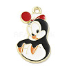 Light Gold Plated Alloy Enamel Pendants LS-ENAM-L041-06C-1