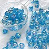Rainbow Iridescent Plating Acrylic Beads FIND-B077-01D-1