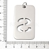 304 Stainless Steel Pendants STAS-M115-01P-S-3