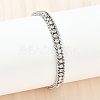 304 Stainless Steel Curb Chain Bracelets for Women BJEW-Z143-21P-3