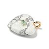 Natural Gemstone Pendants G-P585-03G-3