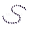 Handmade Electroplate Glass Beaded Chains AJEW-JB00529-03-2