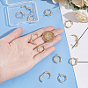 12Pcs 201 Stainless Steel Hoop Earrings STAS-UN0056-85-5