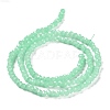 Baking Paint Imitation Jade Glass Bead Strands LS-DGLA-A034-J4MM-A22-3
