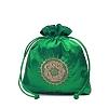 Chinese Style Rectangle Brocade Drawstring Bags PW-WG11350-24-1
