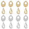 Unicraftale 16Pcs 4 Style 304 Stainless Steel Pendants STAS-UN0049-66-1