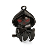 Halloween Brass Enamel Pendants KK-F915-01G-B-1