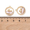 Alloy Glass Pendants FIND-B061-05G-A-4