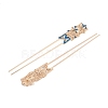 Alloy Enamel Hair Fork Findings AL-CBA8479-10KCG-2