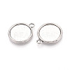 Tibetan Style Alloy Pendants Cabochon Settings PALLOY-N178-12AS-D-2