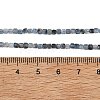 Natural Devil Blue Aquamarine Beads Strands G-NH0073-C01-2mm-5