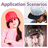 6Pcs 6 Styles Brass & Alloy Enamel Charms Baseball Cap Chain AJEW-GO00040-7