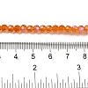 Electroplate Transparent Glass Beads Strands LS-EGLA-A035-T4mm-L05-4