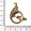 Hand Polished 304 Stainless Steel Pendants STAS-V012-03AG-3