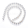 Electroplate Non-magnetic Synthetic Hematite Bead Strands X-G-Q466-10mm-02-2