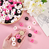 200Pcs 4 Colors Velvet Imitation Rabbit Fur European Beads FIND-SC0022-89-3