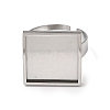 304 Stainless Steel Adjustable Ring Settings STAS-D374-02P-03-2