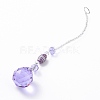 Crystal Teardrop Beaded Wall Hanging Decoration Pendant Decoration HJEW-G019-01C-2