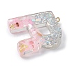 Resin Pendants RESI-B029-01P-R-2