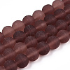 Transparent Glass Beads Strands GLAA-T032-T10mm-MD19-1