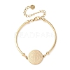 Religion 304 Stainless Steel Link Bracelets for Women BJEW-F524-02A-G-4
