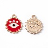 Alloy Enamel Pendants ENAM-G209-03KCG-02-1