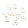 Brass Enamel Pendants X-KK-A155-09G-2