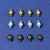 12 Sets 3 Colors Brass Magnetic Clasps KK-FS0001-55B-9