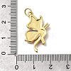 October Breast Cancer Pink Awareness Ribbon Brass Enamel Pendants LS-KK-S517-04D-D-3