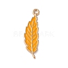 Thanksgiving Day Theme Alloy Enamel Pendants ENAM-M002-03G-10-1