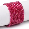Lab Grown Red Corundum Beads Strands G-Z123-A01-3mm-2