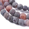 Natural Weathered Agate Beads Strands G-L534-03-6mm-2