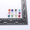 60Pcs 12 Colors Polymer Clay Rhinestone Beads RB-SZ0001-05-8
