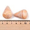 Two Tone Opaque Acrylic Imitation Gemstone Beads OACR-T033-11A-3