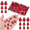 160Pcs 3 Styles Plastic Simulation Ladybug AJEW-WR0002-74-1
