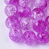 Transparent Crackle Acrylic Beads LS-CACR-N002-05-1
