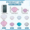 10 Pcs 3 Colors Computerized Embroidery Cloth Iron on/Sew on Patches PATC-FG0003-23-2