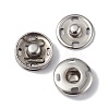 202 Stainless Steel Snap Buttons BUTT-I017-01C-P-1