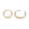 Ion Plating(IP) 304 Stainless Steel Huggie Hoop Earrings X-EJEW-F111A-17mm-G-3