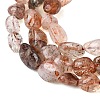 Natural Rutilated Quartz Beads Strands G-A208-05-4