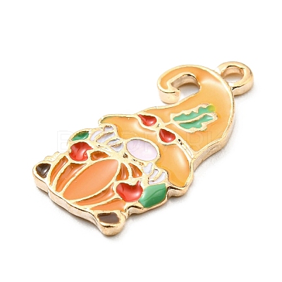 Thanksgiving Day Alloy Enamel Pendants LS-ENAM-D060-02I-KCG-1