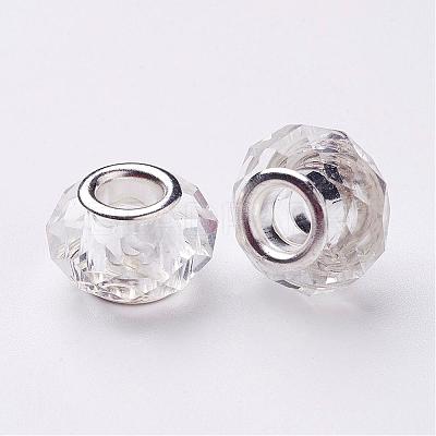 Handmade Glass European Beads GPDL25Y-1-1